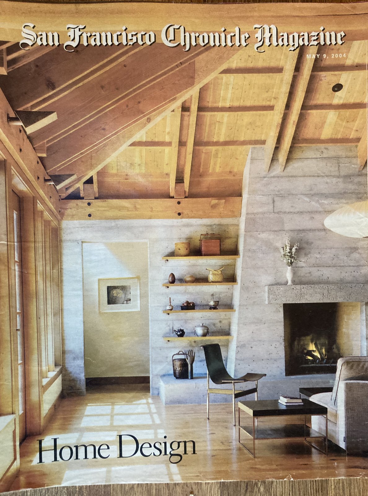 San Francisco Chronicle Magazine Home Design cover featuring the Mendocino Residence